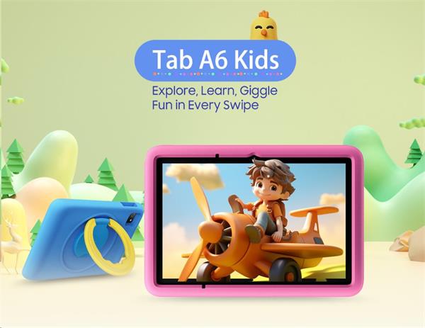 Blackview Tab A6 Kids detský tablet,10.1",IPS HD 800*1280,Octa-core,4GB+128GB,5100mAh;WiFi,5MP/8MP, Android 14, Modrá 