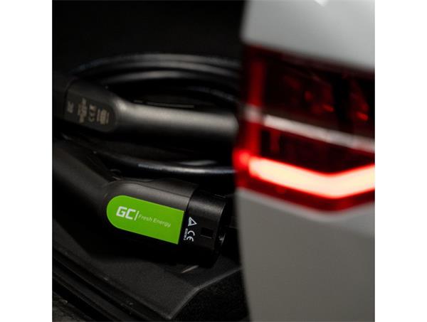 Nabíjací kábel Green Cell GC Snap Typ 2 pre elektromobily 11kW 7m pre Tesla Model Y 3 SX, VW ID.4, Kia EV6, Hyundai ION 