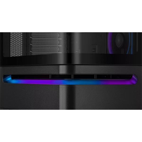 ASUS PRIME AP202 TG ARGB BLACK, 3x ARGB fan, mATX, USB-C, čierna 
