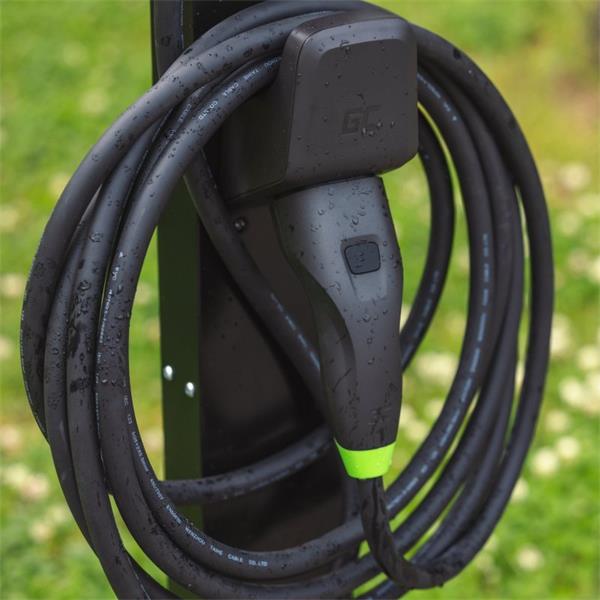 Green Cell držiak Habu - držiak nabíjacieho kábla pre elektromobily so zástrčkou TYPE 2 