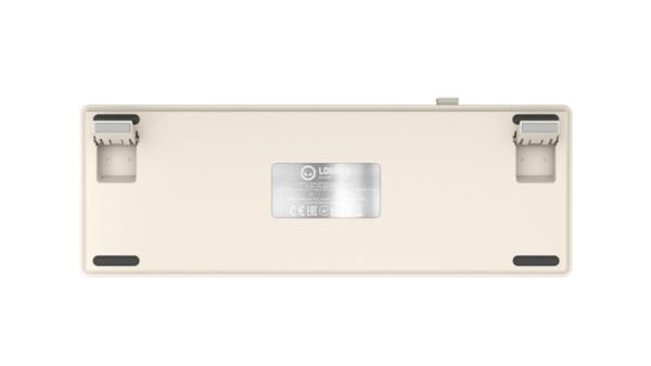 Lorgar KBP70MW, Profi bezdrôtová mechanická herná klávesnica, Wireless 2.4 GHz/ BT 5.0/káblová, SK/CZ layout, béžová 