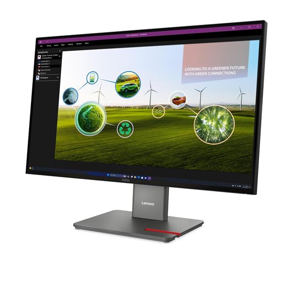 Lenovo P27Q-40 27" 2560x1440 QHD 1500:1 350cd 4ms HDMI+DP+USB+USB-C 3y 