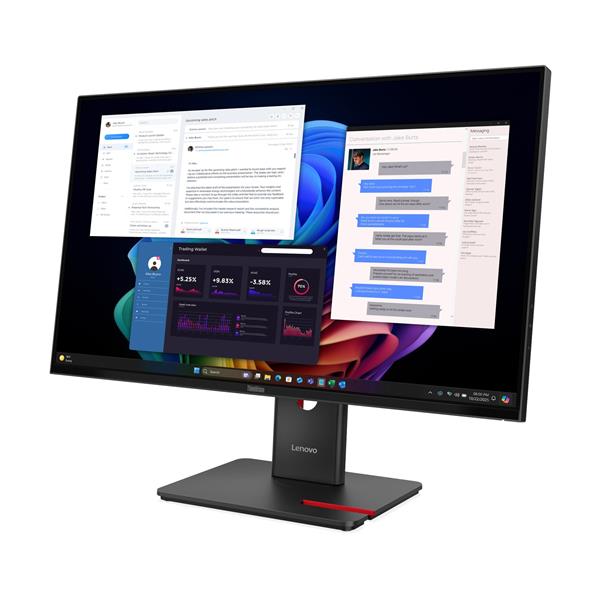 Lenovo T27UD-40 27" 3840x2160 4K 1500:1 350cd 4ms HDMI+DP+USB+USB-C+RJ45 dock PD100W 3y 