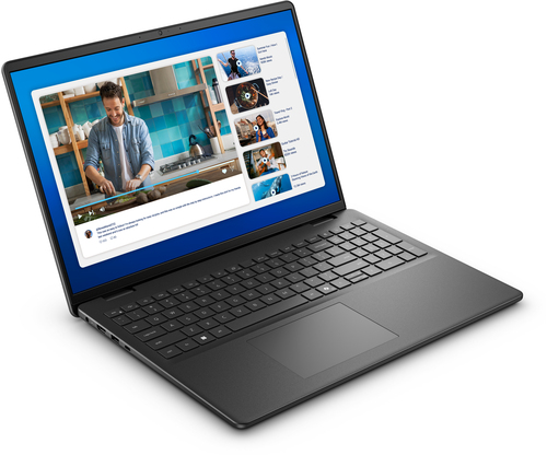 Dell 16 DC16250/C5-120U/8GB/512GB SSD/16" FHD+/Integrated/FgrPr/3 Cell/65W/WLAN/Backlit Kb/W11 Pro/3Y ProSpt 