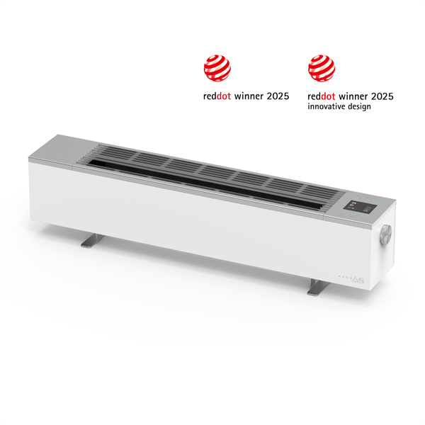AENO FH1S Premium SPACE FIRE HEATER, Biely, LED, WI-FI, max 2000W, 1000x242cm,  efekt ohňa 