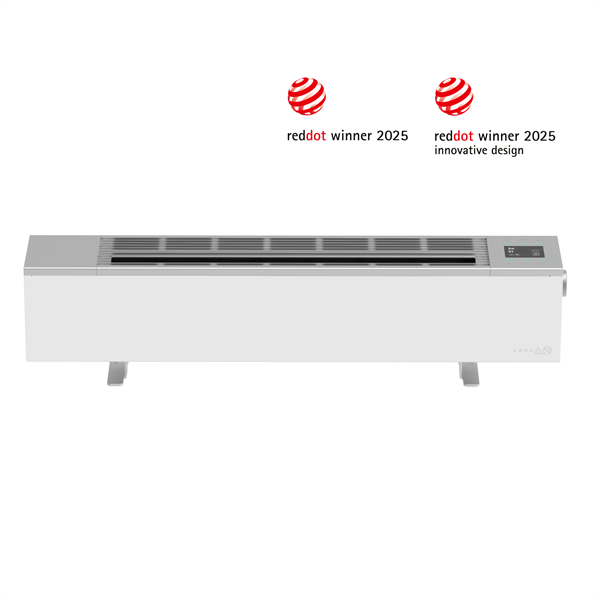 AENO FH1S Premium SPACE FIRE HEATER, Biely, LED, WI-FI, max 2000W, 1000x242cm,  efekt ohňa 