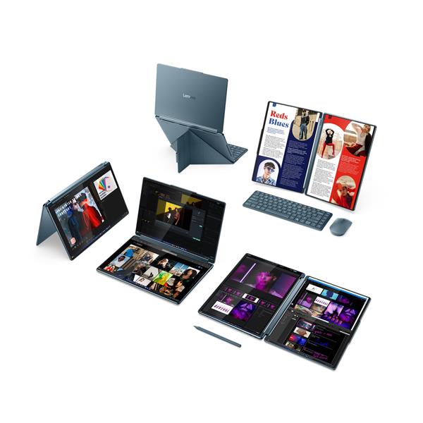 Lenovo IP Yoga Book 9 14IAH10, Ultra 7 255H, 14.0˝ 2880 x 1800/Touch, UMA, 32GB, SSD 1TB, W11Pro, modrý, 3y PS  