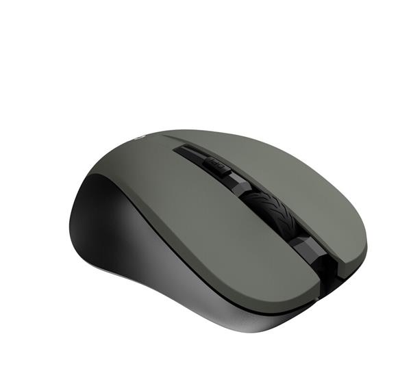 Canyon OnClick W01, Wireless optická myš USB, 800/1000/1200 dpi, šedo-čierna 