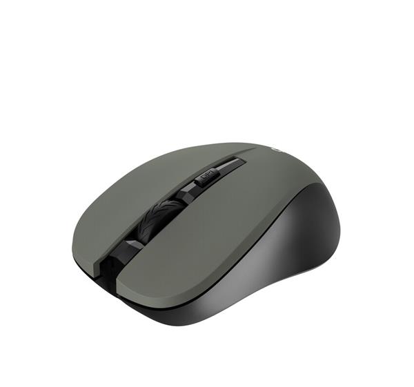 Canyon OnClick W01, Wireless optická myš USB, 800/1000/1200 dpi, šedo-čierna 