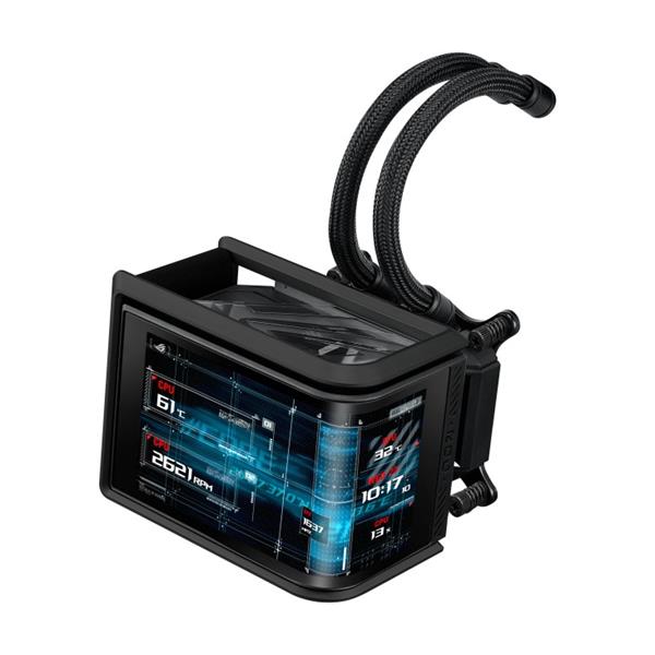 ASUS ROG RYUO IV SLC 360 ARGB kvapalinový chladič CPU, AMOLED display, Aura Sync ARGB 
