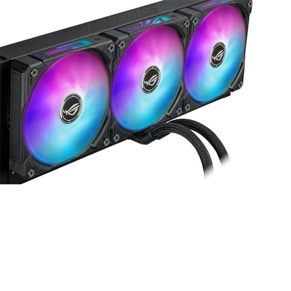 ASUS ROG RYUO IV SLC 360 ARGB kvapalinový chladič CPU, AMOLED display, Aura Sync ARGB 
