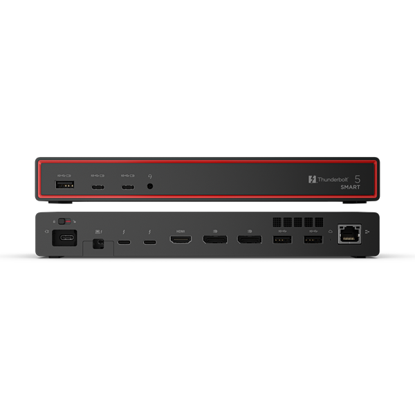 Lenovo ThinkPad Thunderbolt 5 Smart Dock 7500 - PD180W(2x TB5, 2xDP, 1x HDMI, 1xRJ45,2x USB-C, 3x USB) max 4x LCD 