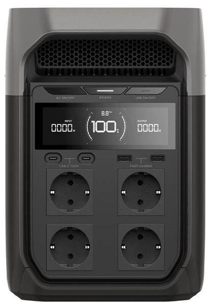 EcoFlow DELTA 3, bateriova stanica s výkonom až  1800W, nabitie do 56 m,  