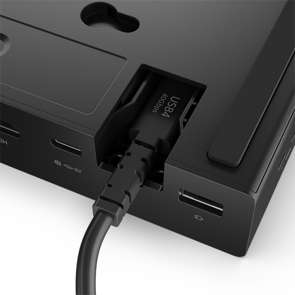 Lenovo ThinkPad USB4 Dock 5000 - PD65W (2x DP, 1x HDMI, 1x RJ45, 2x USB-C,4xUSB-A adapter) pripojit max 4x LCD 