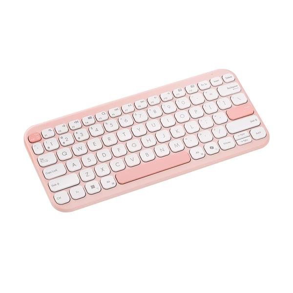 ASUS Marshmallow KW100 Copilot version - bezdrôtová klávesnica, Pink, CZ/SK 
