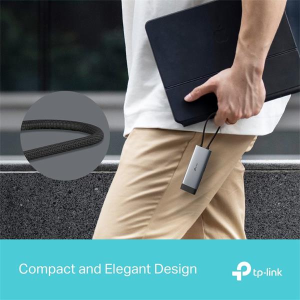 USB Type-C 5-Port Hub SPEC: 1 × USB-C Connector,1 × HDMI 4K 60Hz Port,1 × USB-C PD 100W Port,2 × USB-A 3.0 Ports,1 × USB 