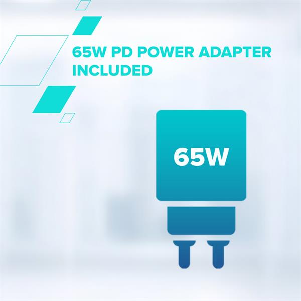 Canyon WS-405, 4v1, bezdrôtová Qi2 nabíjacia stanica pre 4 zariadenia s 65W nabíjačkou, biela 