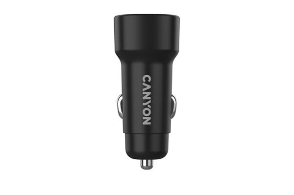 Canyon OnDrive 30, univerzálna autonabíjačka, 1x USB-C, výkon 30 W 