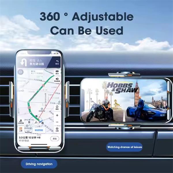 1stCOOL QI bezdrôtová auto nabíjačka, Smart automatic, Transparent, 15W 