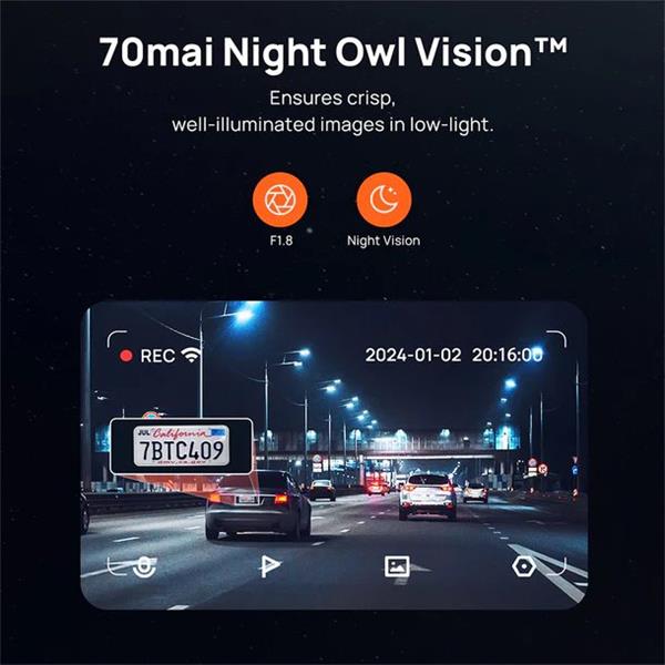 70mai Dash Cam M800 