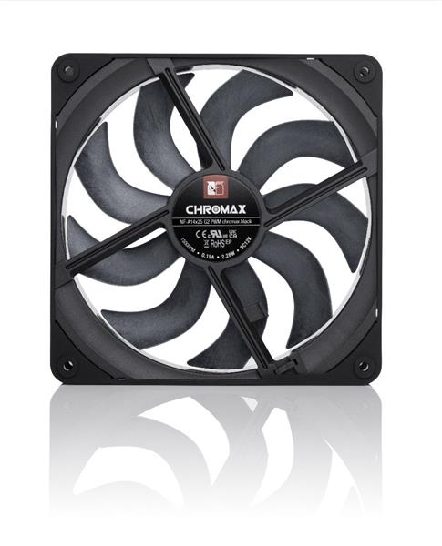 Noctua NF-A14x25 G2 PWM chromax.black ventilátor 140x140x25mm 