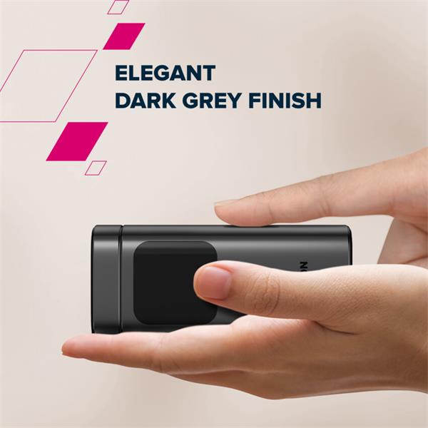 Canyon OnPower 150, Powerbank, 15.000 mAh, 100W, displej, in:USB-C, out:2x USB-C/1xUSB-A, Qi2 bezdr. nabíjanie 