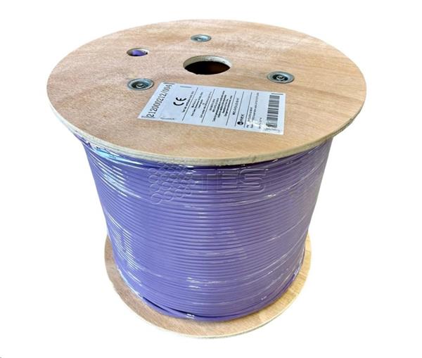 WIREX Instalační kabel CAT6A U/FTP LSOHFR / B2CA 500m cívka oranžový 