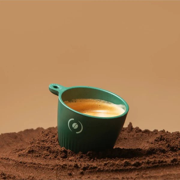 Outin Espresso šálka Rebrew, farba zelená 
