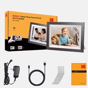 KODAK RCF-1012W DBR 10" fotorámik Wifi, drevo 