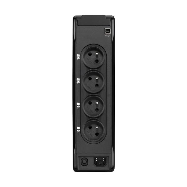 Eaton 3P Ellipse UPS USB FR, 1300 VA, 840 W, Input: C14, Outputs: (4) French, (4) French surge only, USB charge, Tower 
