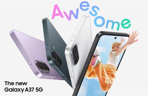 Samsung GALAXY A37 5G, 128GB Awesome Charcoal 