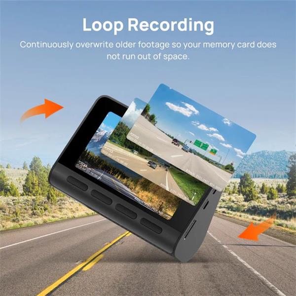 70mai 4K A800SE 4G Dash Cam + RC22 