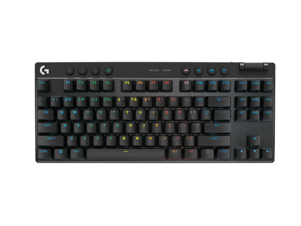 ROZBALENÉ - Logitech® G PRO X TKL LIGHTSPEED Gaming Keyboard - BLACK - US INT"L - 2.4GHZ/BT -- TACTILE 
