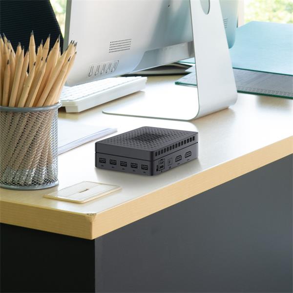 Prestigio solutions Mini PC,INTEL N100, 3,2GHz, 8GB RAM, 256GB SDD M.2,INTEL Gr,WIFI 6, BTTH 5.2, LINUX  