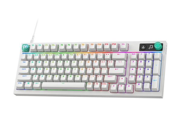 Logitech® G316 X 98 - WHITE -  US INT"L, hmatová 