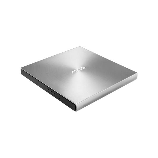ASUS SDRW-08U7C-U external ultraslim DVD-RW + 3x Hardcoat DVD, USB-C, strieborná 