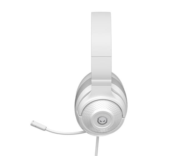 Lorgar Noah 101, herný headset , 3.5mm minijack, skladací dizajn, biely 