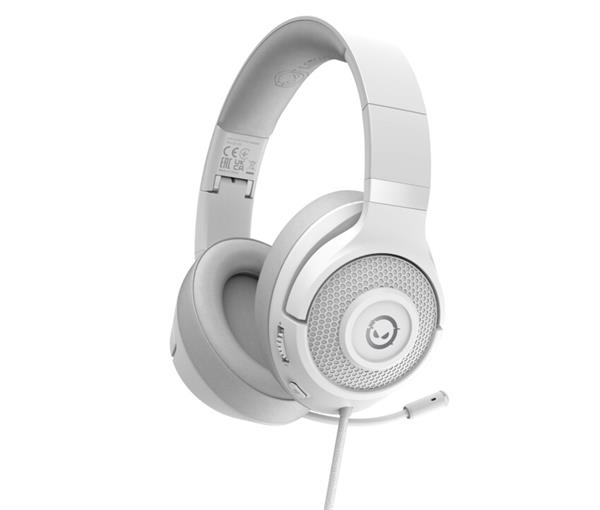 Lorgar Noah 101, herný headset , 3.5mm minijack, skladací dizajn, biely 
