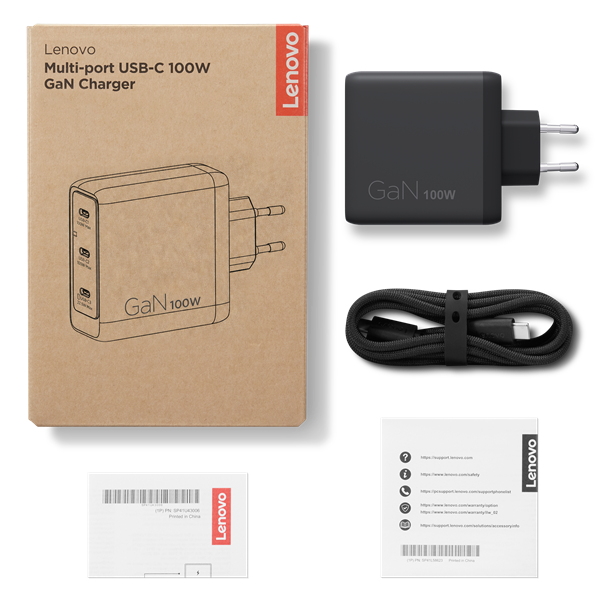 Lenovo Multi-port USB-C 100W GaN Charger 