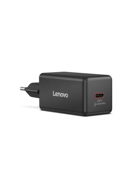 Lenovo 65W PD, GaN Charger, 1x USB-C, 2m kabel 