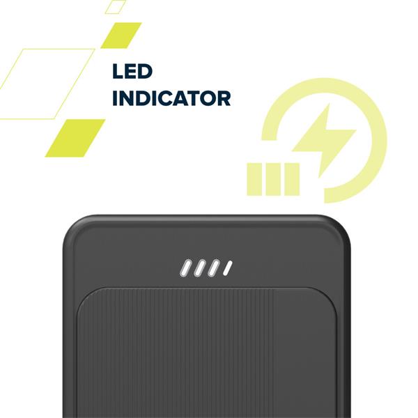 Canyon OnPower 100, Powerbank, 10.000 mAh, LED indikátor, in: 1x USB-C/1x microUSB, out: 1x USB-C a 2x USB-A  
