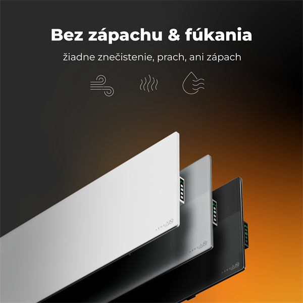 AENO AGH6S Premium Eco Smart Ohrievač, LIMITOVANÁ EDÍCIA, farba antický mramor, LED, WI-FI, max 700W, Infra 