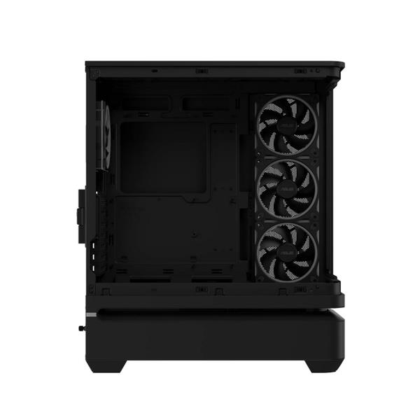 ASUS PRIME AP304 TG ARGB BLACK skrinka ATX 4x ARGB fan, čierna 