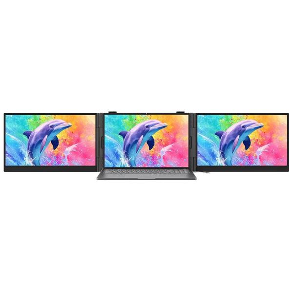 Prenosný monitor Blackview DCM8Pro Dual Screen 15.3", 1920x1200 16:9 LCD 60Hz IPS 178 USB-C 3.1x3, sivo čierny 