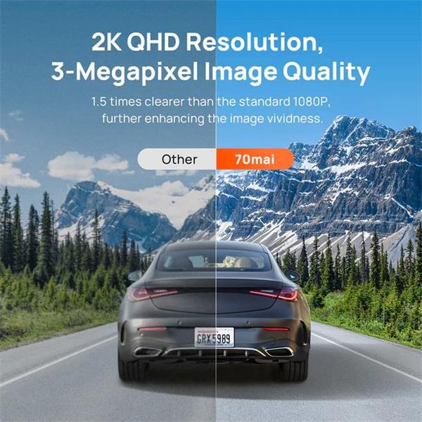 70MAI DASH CAM Midrive M310 2K - kamera pre záznam jázd 
