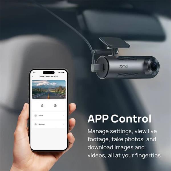 70MAI DASH CAM Midrive M310 2K - kamera pre záznam jázd 