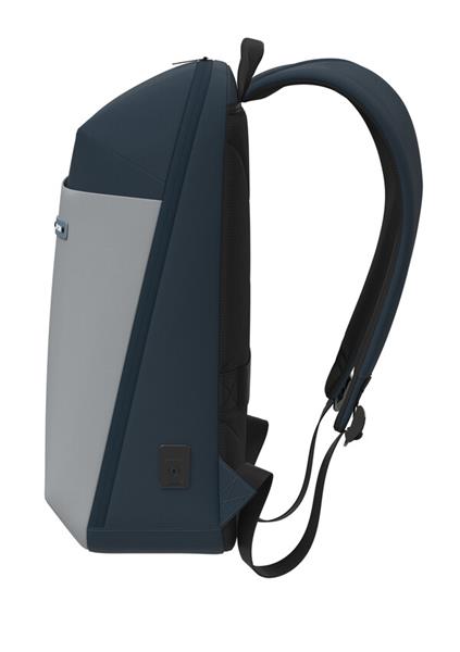Canyon OnPack UR01, batoh na notebook do 15,6", vodeodolný, USB-A nabíjací port, z recyklovaných materiálov, modrý 