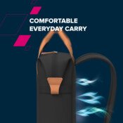Canyon OnPack US01, ekologický mestský batoh na notebook do 15,6", vodeodolný, z recyklovaných materiálov, čierny 