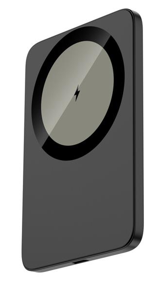 Canyon OnCharge 503, Powerbank, 3 000 mAh, in: USB-C 10W, out: USB-C 10W + Wireless 7.5W, ultratenká, hliníková, šedá 
