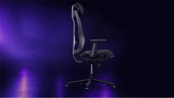 Lorgar PRO CHA51 ergonomická herná stolička, 4D podrúčky, bedrová opora, nastaviteľná opierka hlavy, čierno biela 